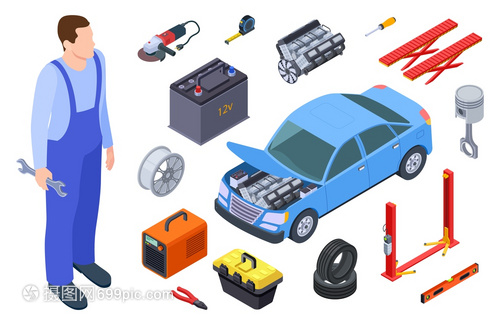 汽車機(jī)械和工具測(cè)量技術(shù)員汽車工業(yè)設(shè)備載體元素修理服務(wù)模擬機(jī)械工汽車和具測(cè)量技術(shù)員汽車載體元素