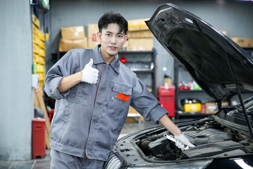 汽修師傅汽車(chē)維修汽修人物攝影圖 攝影