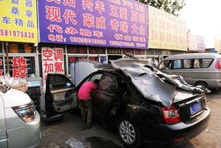 暴雨過后北京汽修廠爆滿